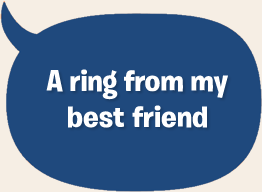 A ring from my best friend